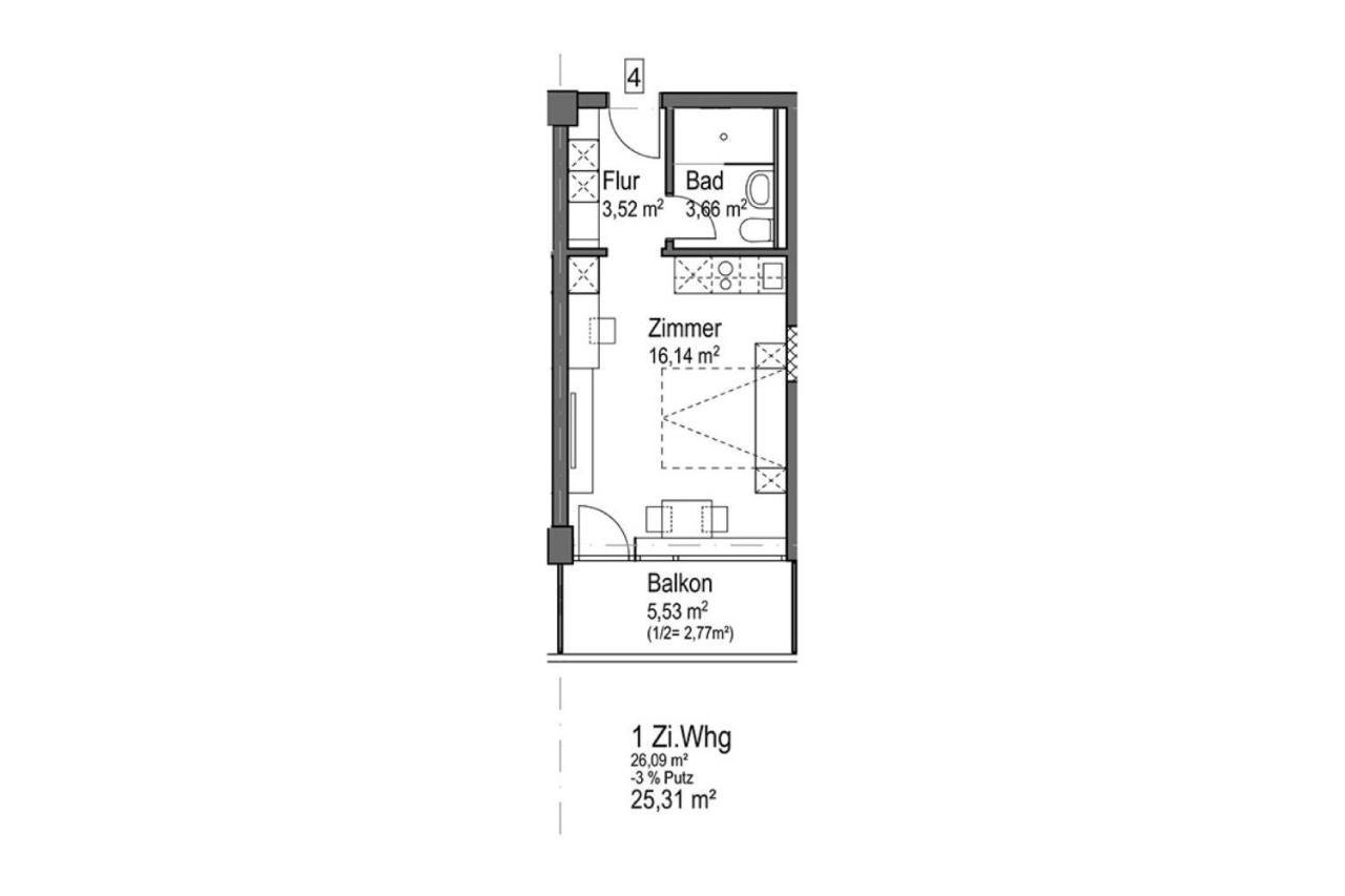 Appartement Huber Living Basic 206 à Germering Extérieur photo